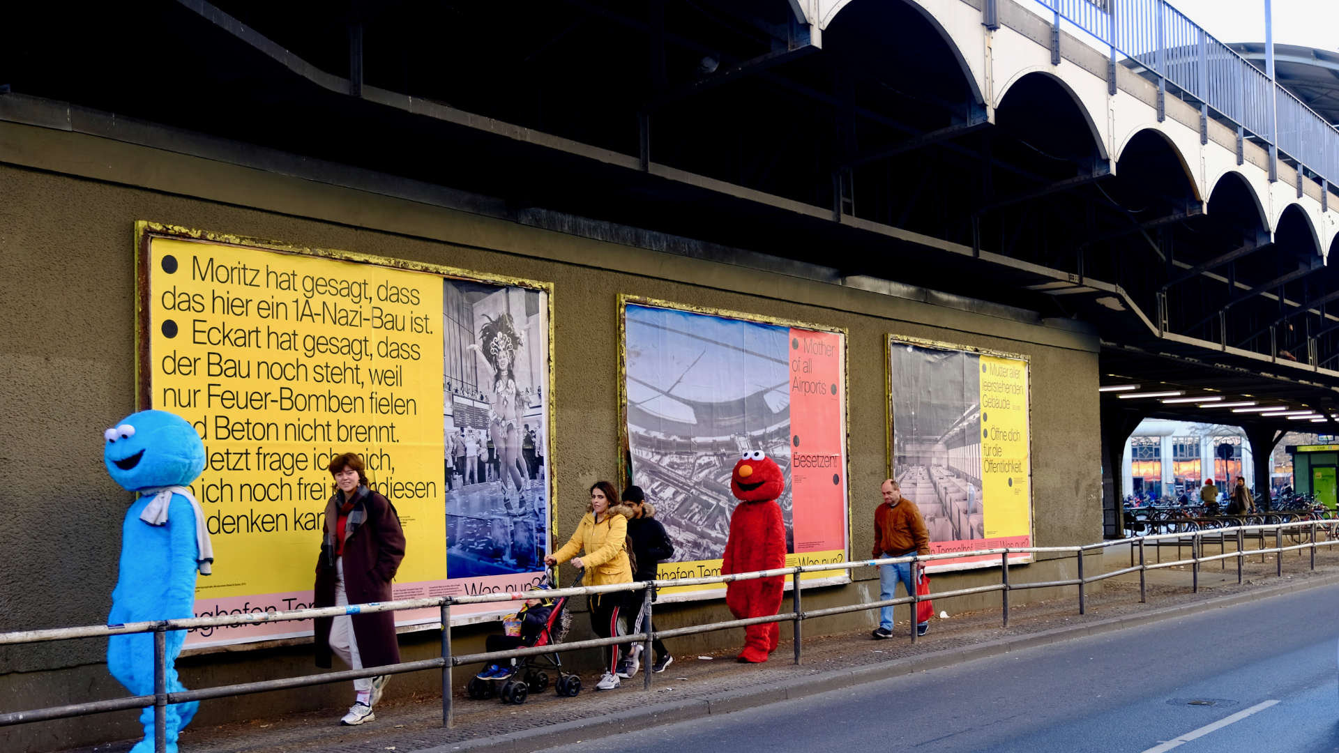 Tempelhofer Wald - Event - Plakatkampagne im Öffentlichen Raum, hier Görlitzer Bahnhof