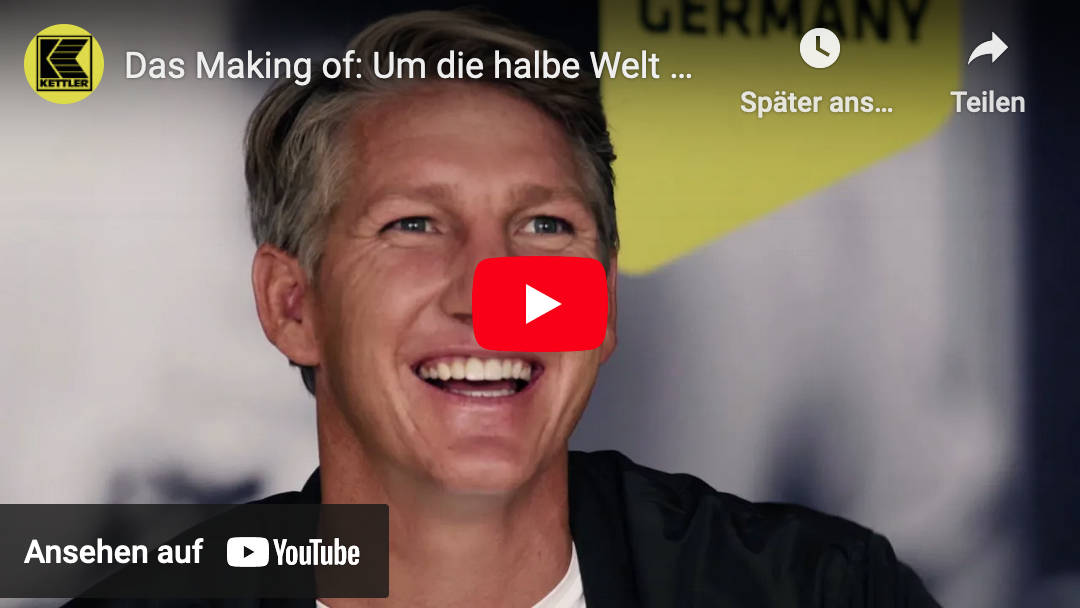 Making Of - Um die halbe Welt - Bastian Schweinsteiger - corange offers concepts and production of events & film as well as website & seo